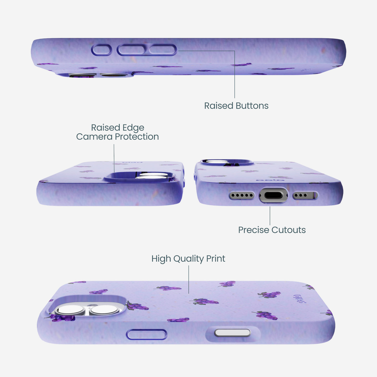 Lavender Grape Juice iPhone 17 Case