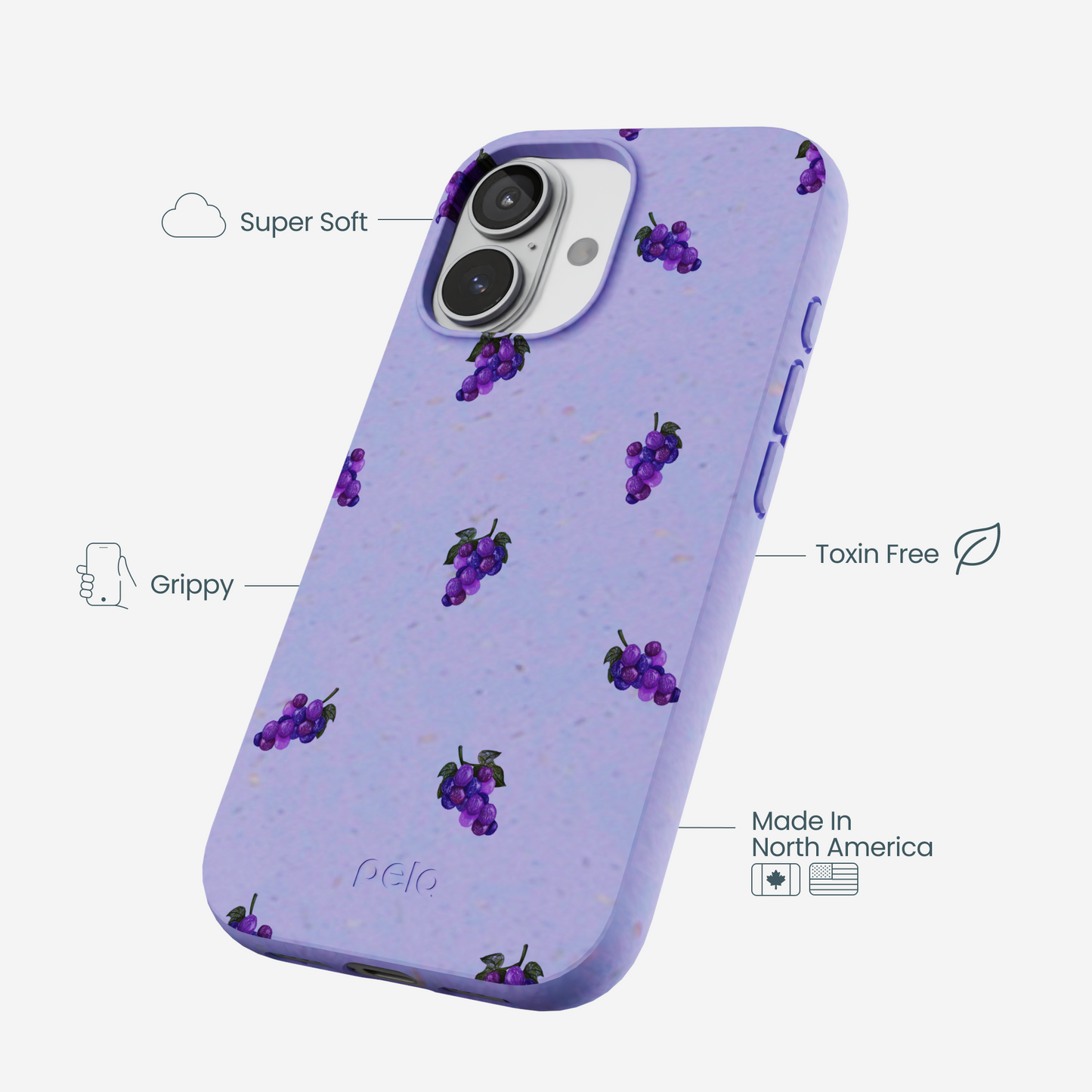 Lavender Grape Juice iPhone 17 Case