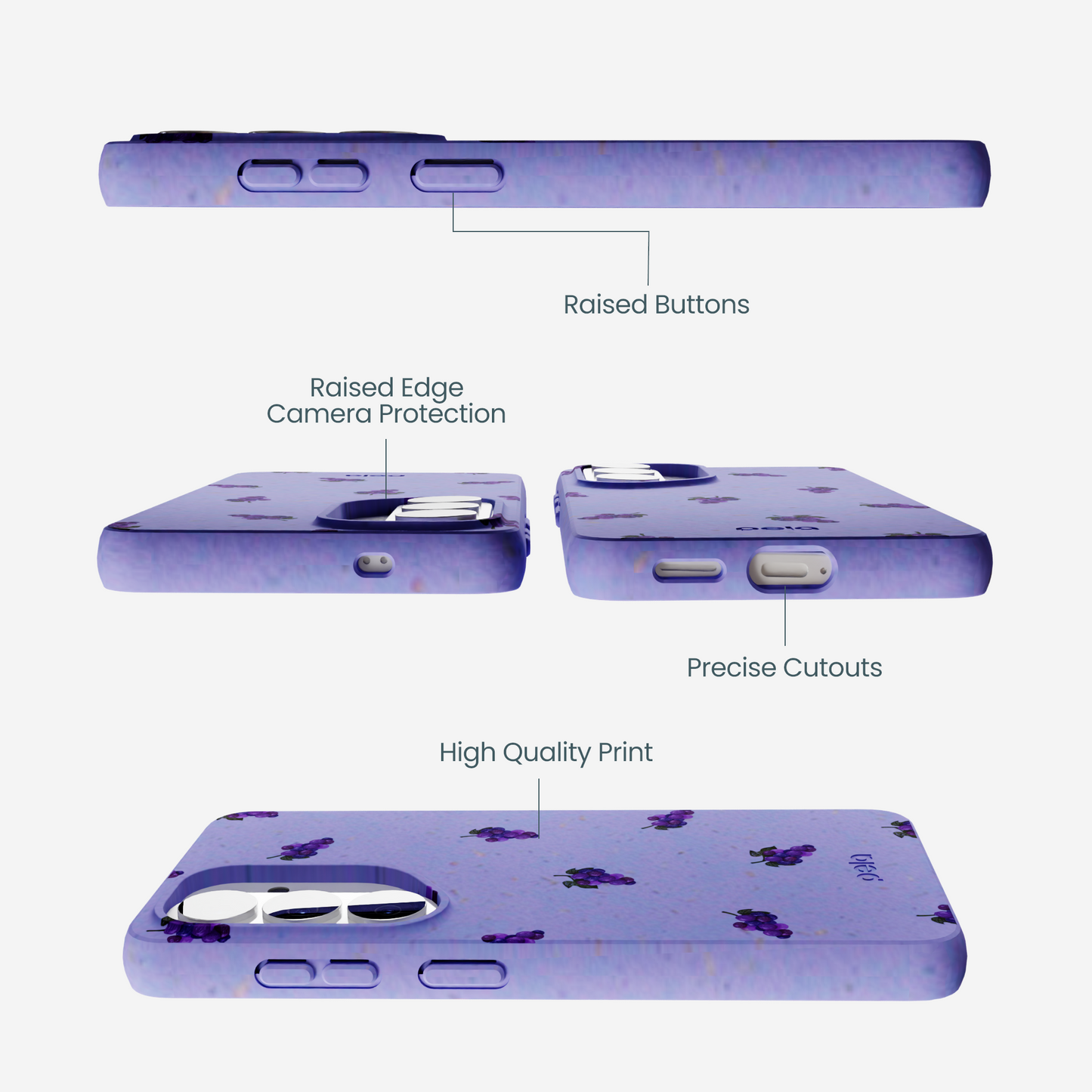 Lavender Grape Juice Samsung Galaxy S26 Case