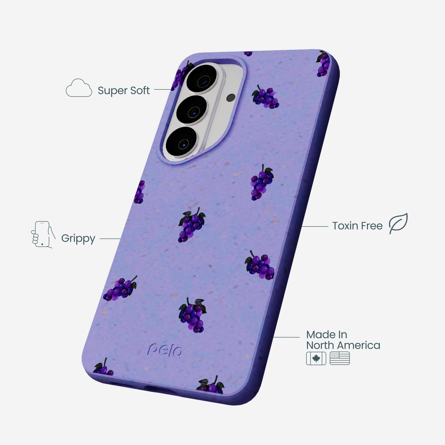 Lavender Grape Juice Samsung Galaxy S26 Case