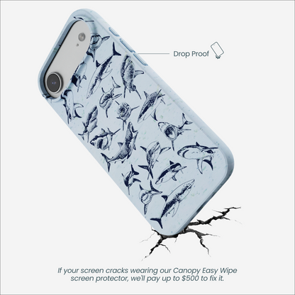 Powder Blue Great White iPhone Air Case