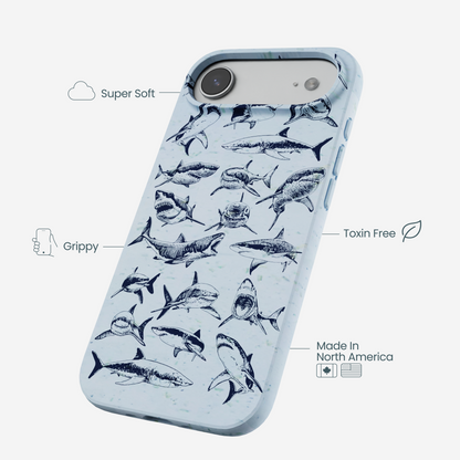 Powder Blue Great White iPhone Air Case