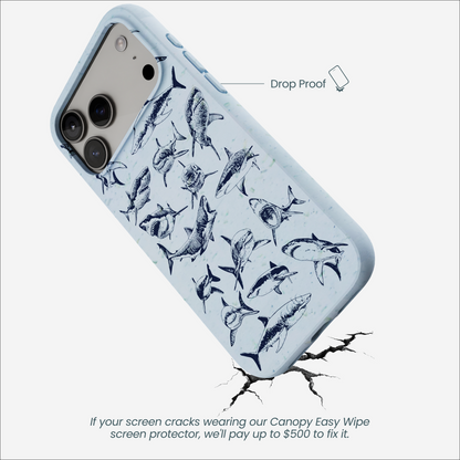 Powder Blue Great White iPhone 17 Pro Max Case