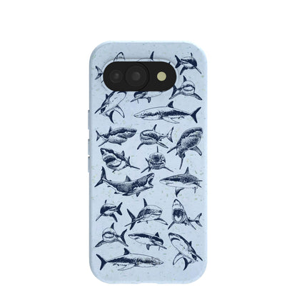 Powder Blue Great White Google Pixel 10a Case