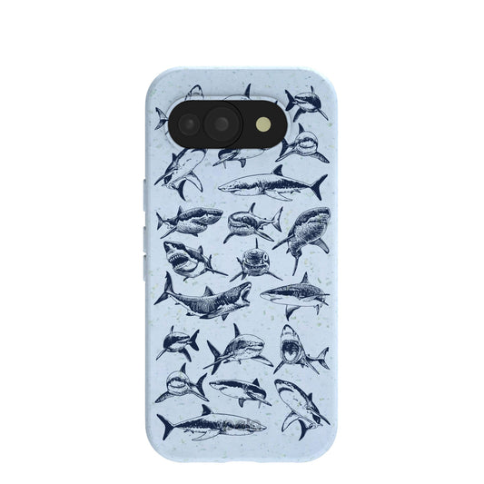 Powder Blue Great White Google Pixel 10a Case