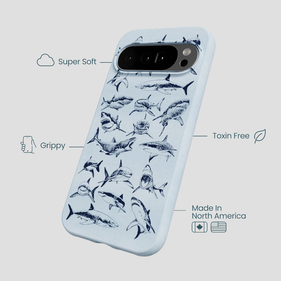 Powder Blue Great White Google Pixel 10 Pro XL Case