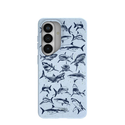 Powder Blue Great White Samsung Galaxy S26 Case
