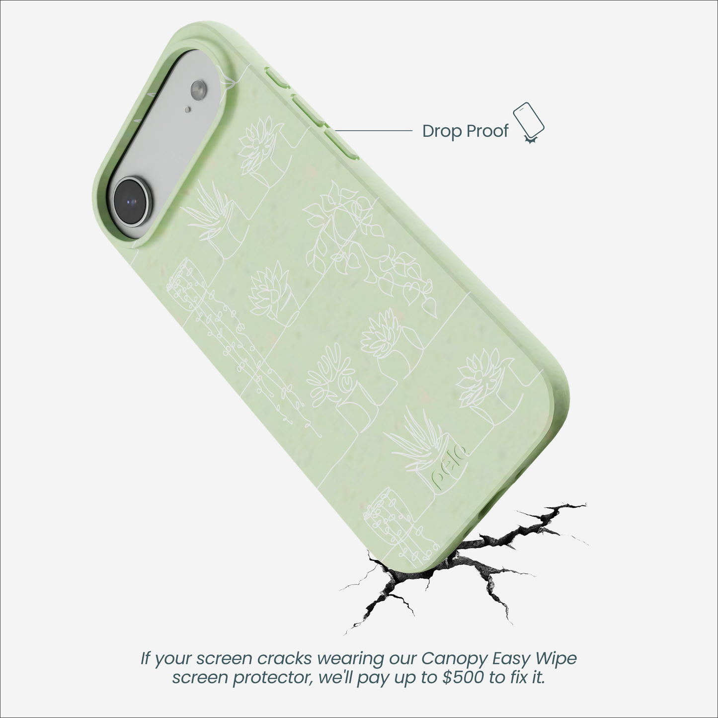 Sage Green Green Cascade iPhone Air Case