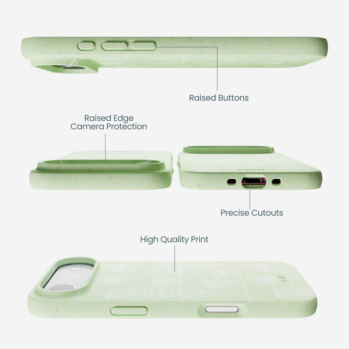 Sage Green Green Cascade iPhone Air Case