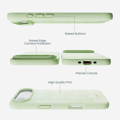 Sage Green Green Cascade iPhone Air Case