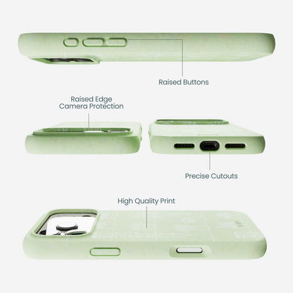 Sage Green Green Cascade iPhone 17 Pro Max Case