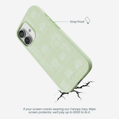 Sage Green Green Cascade iPhone 17 Case