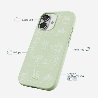 Sage Green Green Cascade iPhone 17 Case