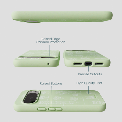 Sage Green Green Cascade Google Pixel 10 Pro XL Case