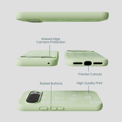 Sage Green Green Cascade Google Pixel 10/10 Pro Case
