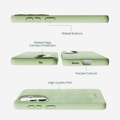 Sage Green Green Cascade Samsung Galaxy S26 Case