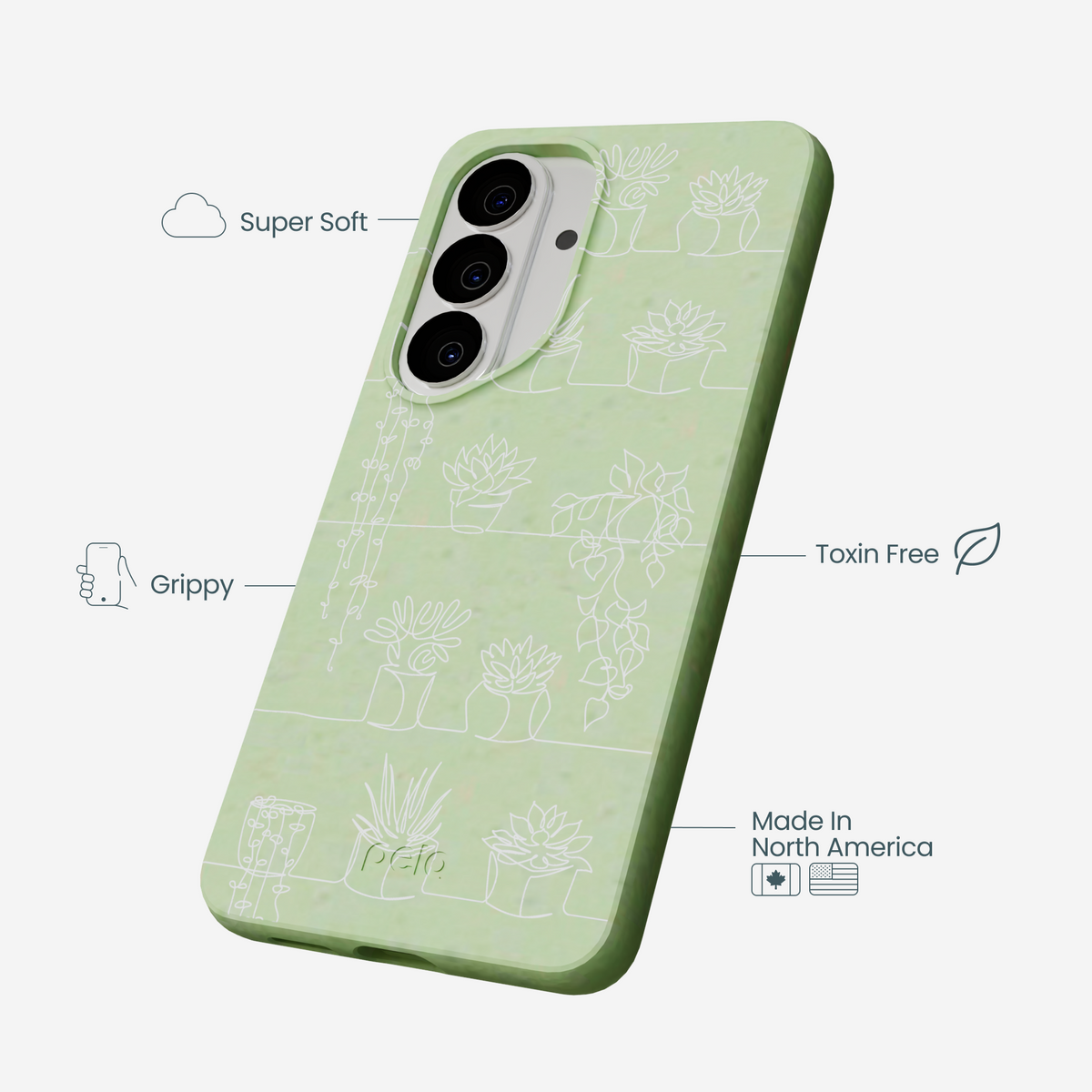 Sage Green Green Cascade Samsung Galaxy S26 Case