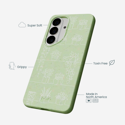 Sage Green Green Cascade Samsung Galaxy S26 Case