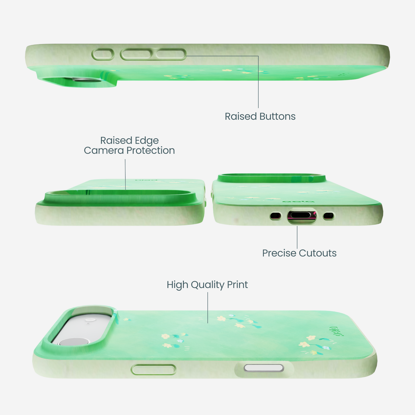 Sage Green Green Fields iPhone Air Case
