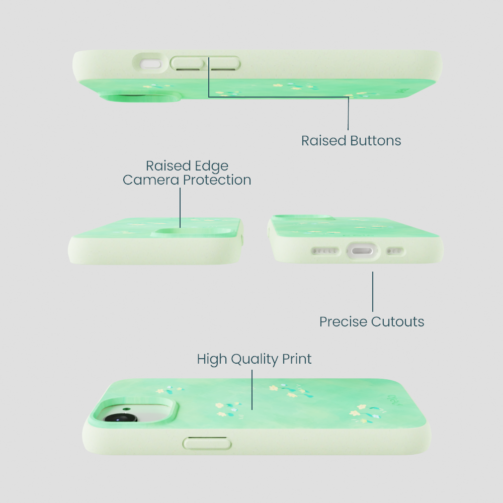 Sage Green Green Fields iPhone 16e/17e Case