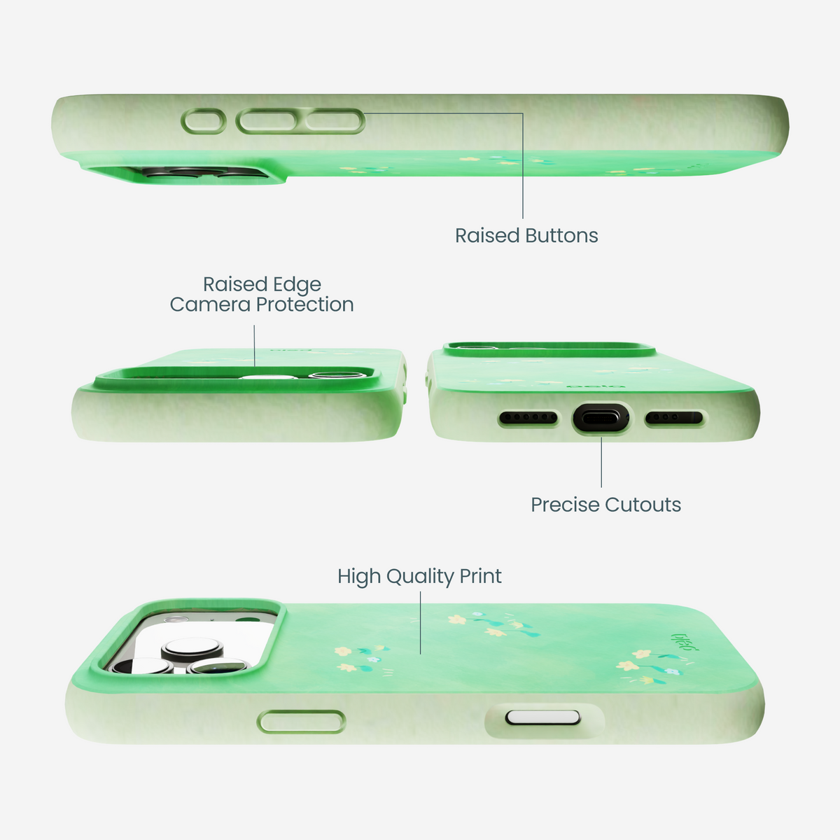 Sage Green Green Fields iPhone 17 Pro Max Case