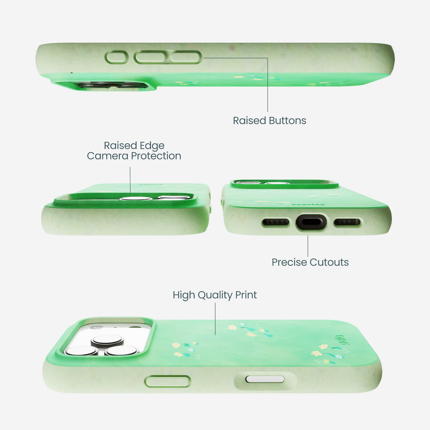 Sage Green Green Fields iPhone 17 Pro Case
