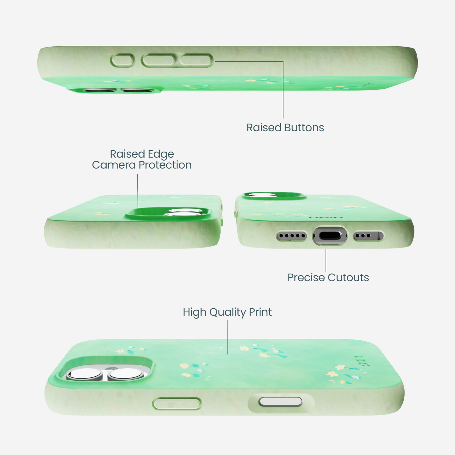 Sage Green Green Fields iPhone 17 Case