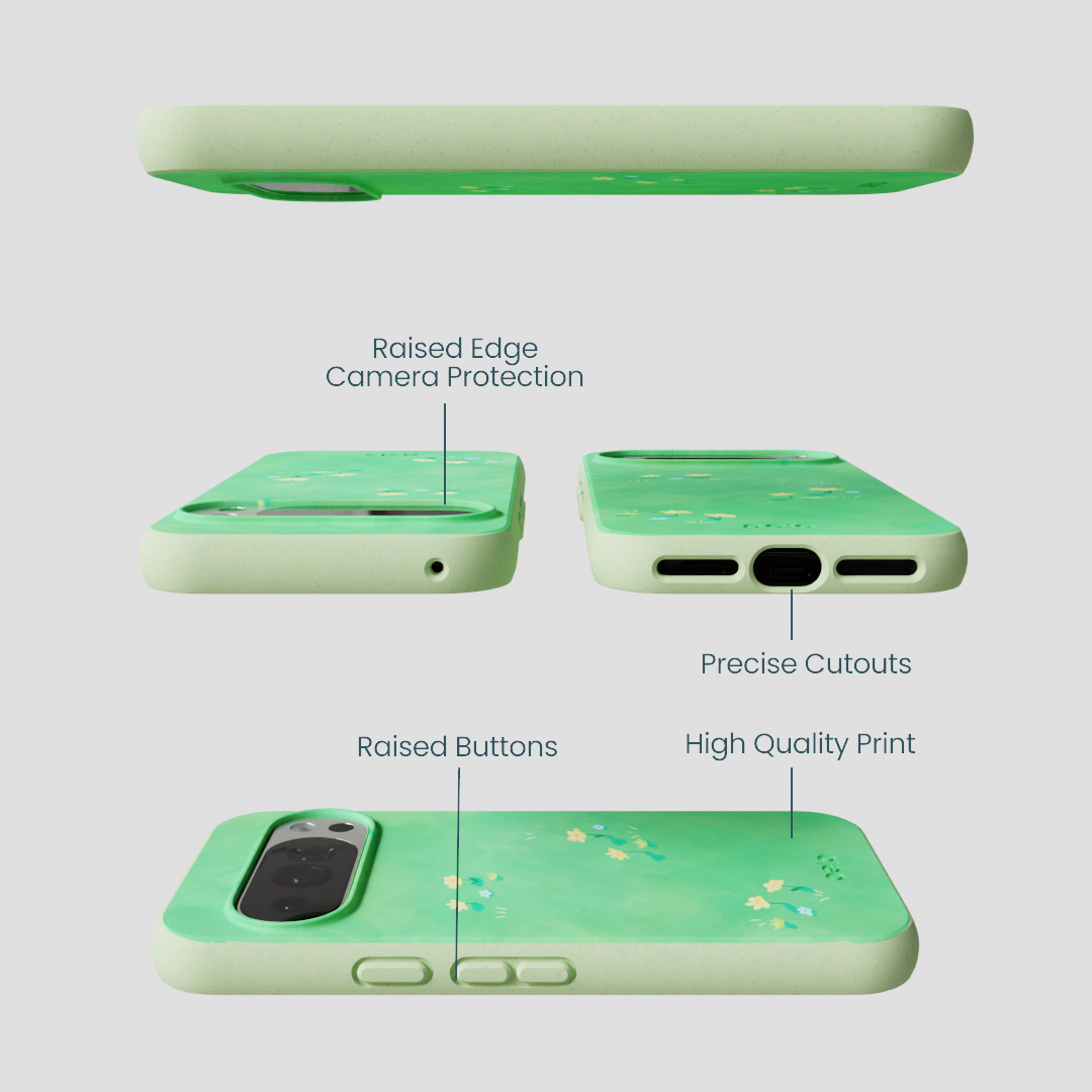 Sage Green Green Fields Google Pixel 10/10 Pro Case