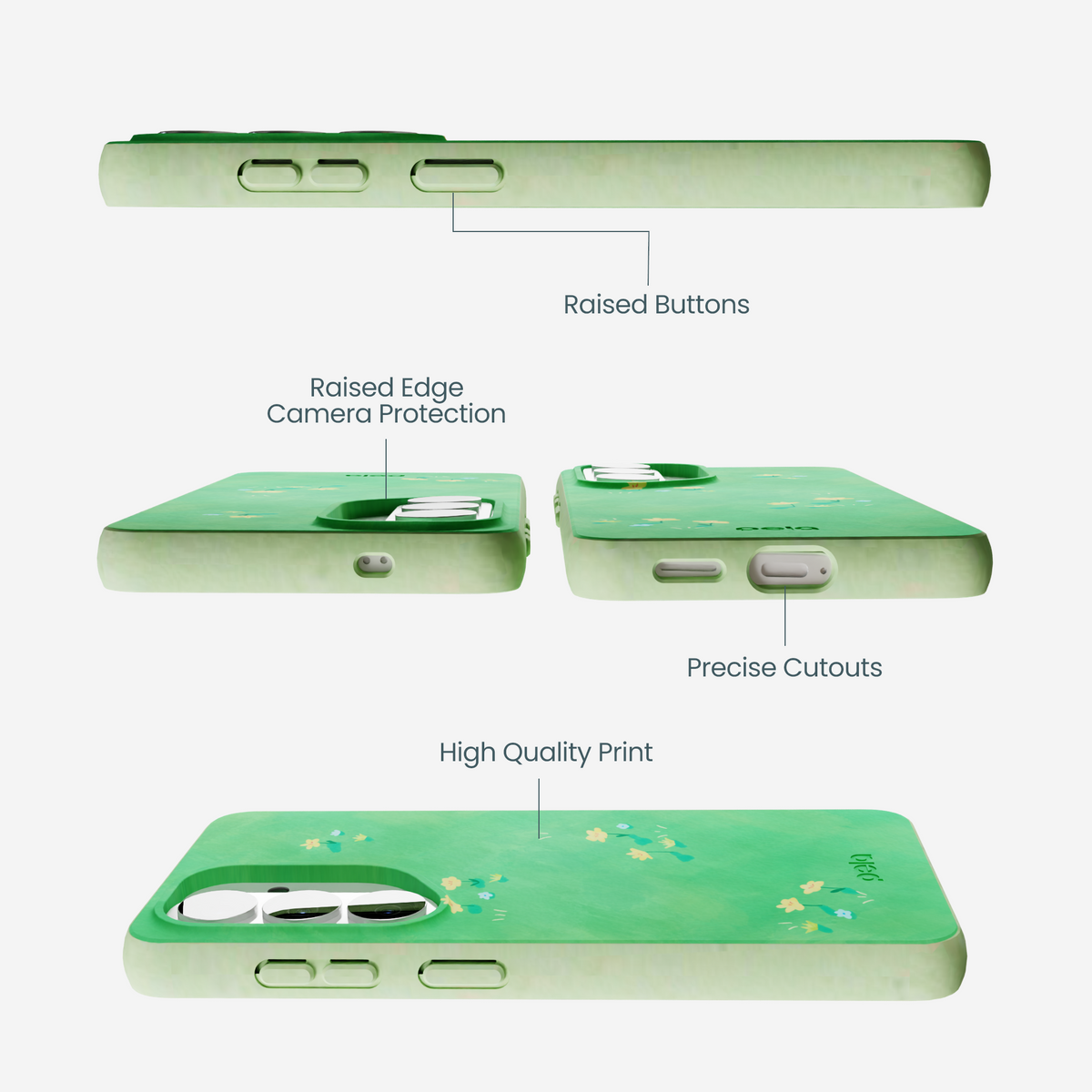 Sage Green Green Fields Samsung Galaxy S26 Case