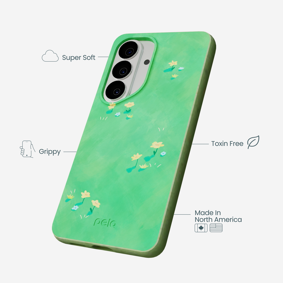 Sage Green Green Fields Samsung Galaxy S26 Case