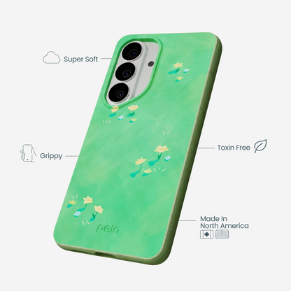 Sage Green Green Fields Samsung Galaxy S26 Case