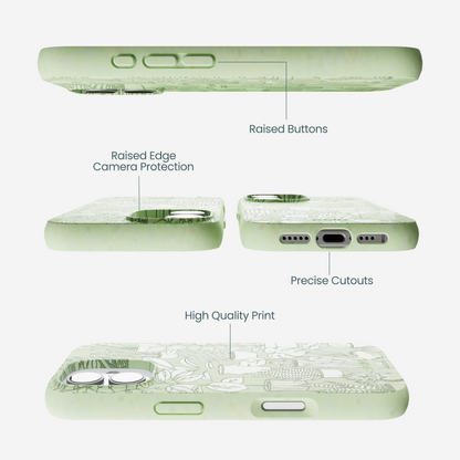 Sage Green Green Oasis iPhone 17 Case