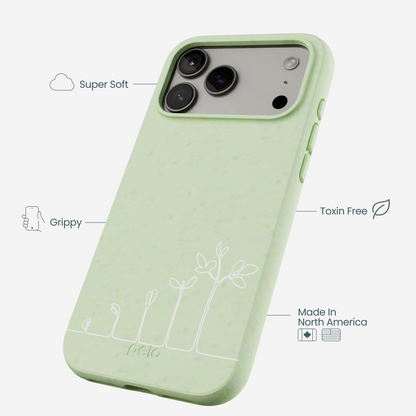 Sage Green Grow and Flourish iPhone 17 Pro Max Case