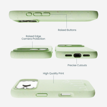 Sage Green Grow and Flourish iPhone 17 Pro Case