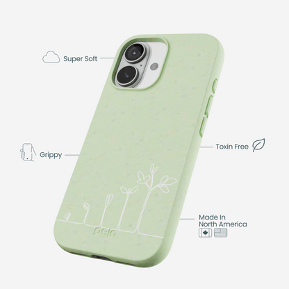 Sage Green Grow and Flourish iPhone 17 Case