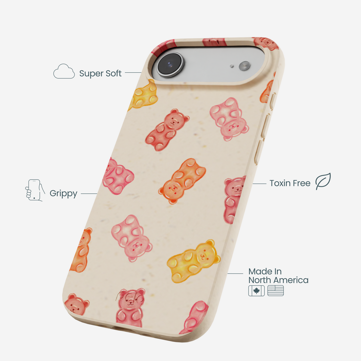 Seashell Gummy Bears iPhone Air Case
