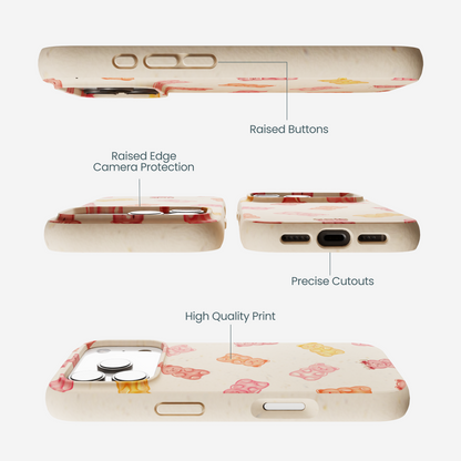 Seashell Gummy Bears iPhone 17 Pro Case