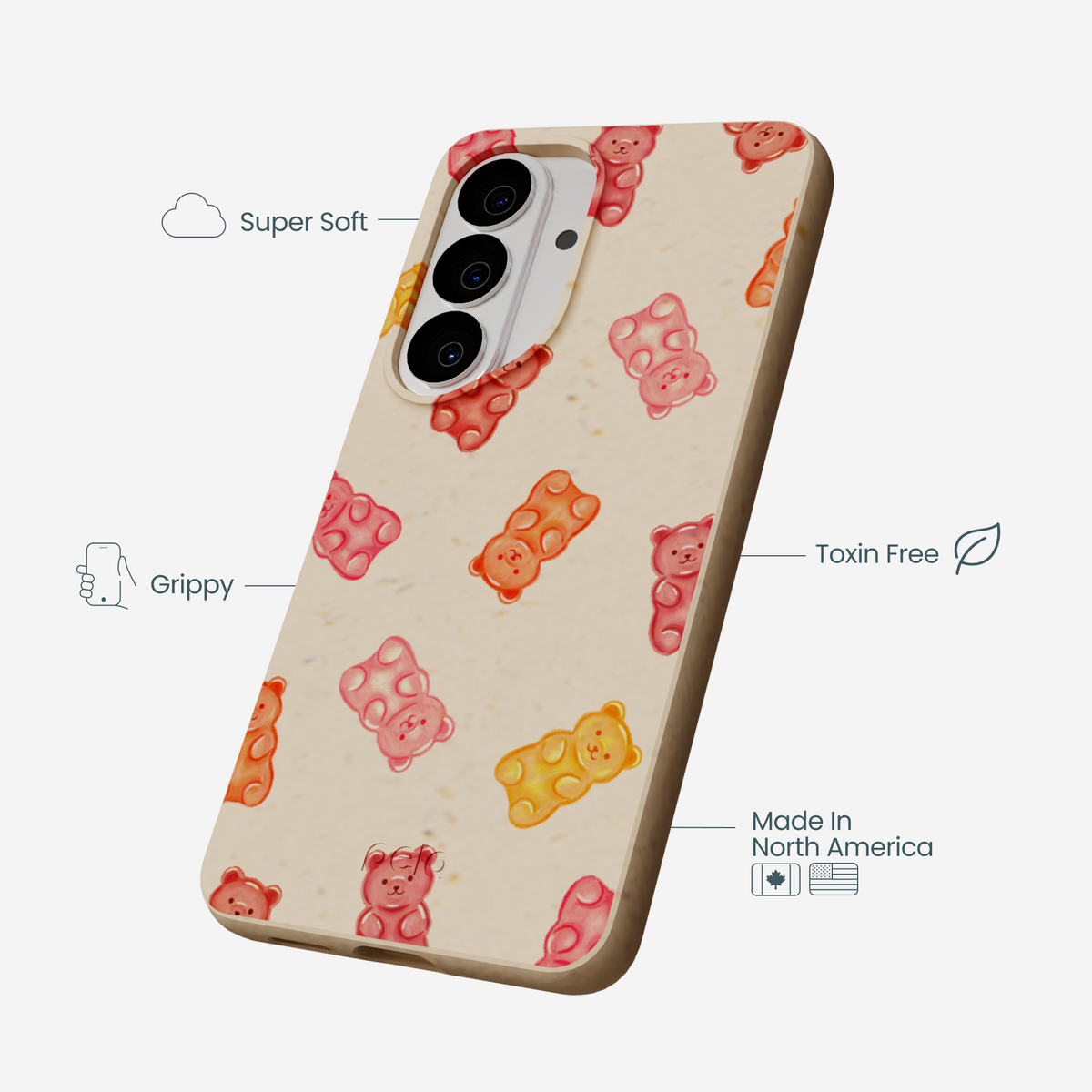 Seashell Gummy Bears Samsung Galaxy S26 Case