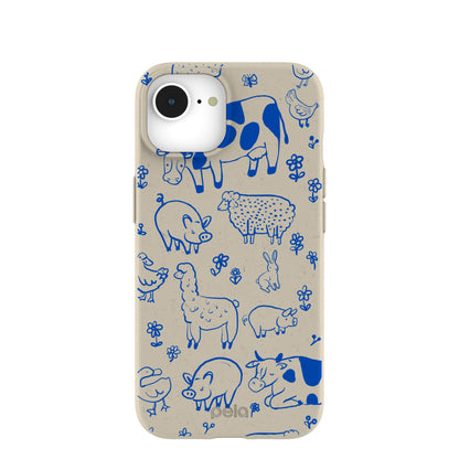 London Fog Happy Farmyard iPhone 16e/17e Case