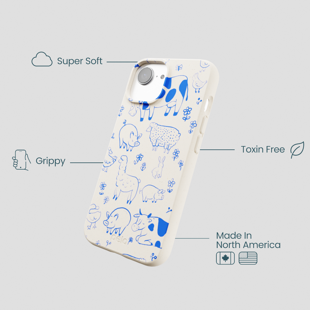 London Fog Happy Farmyard iPhone 16e/17e Case