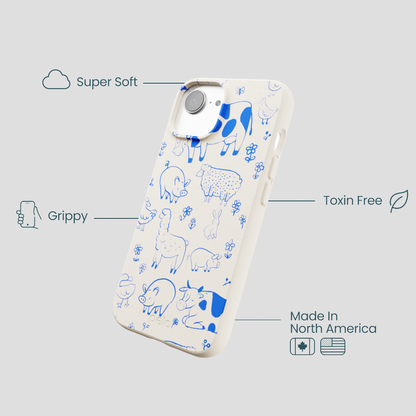 London Fog Happy Farmyard iPhone 16e/17e Case