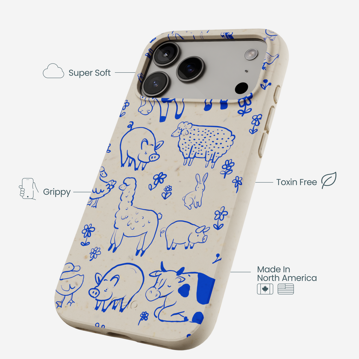 London Fog Happy Farmyard iPhone 17 Pro Max Case