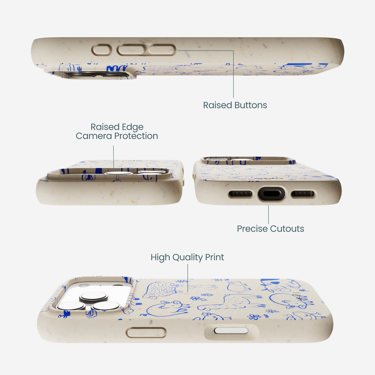 London Fog Happy Farmyard iPhone 17 Pro Case