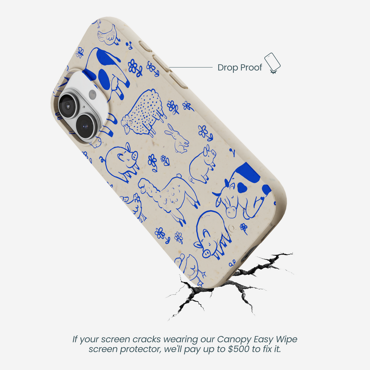 London Fog Happy Farmyard iPhone 17 Case