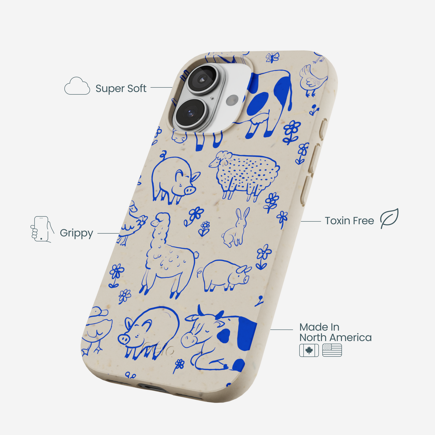 London Fog Happy Farmyard iPhone 17 Case