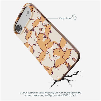 Chocolate Brown Happy Hamsters iPhone Air Case