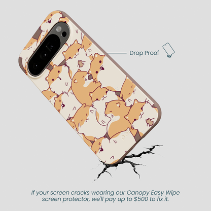 Chocolate Brown Happy Hamsters Google Pixel 10 Pro XL Case