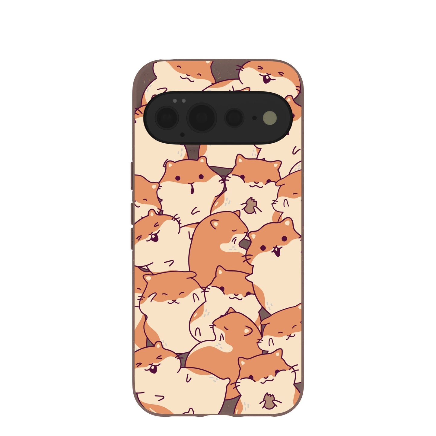Chocolate Brown Happy Hamsters Google Pixel 11 Pro XL Case
