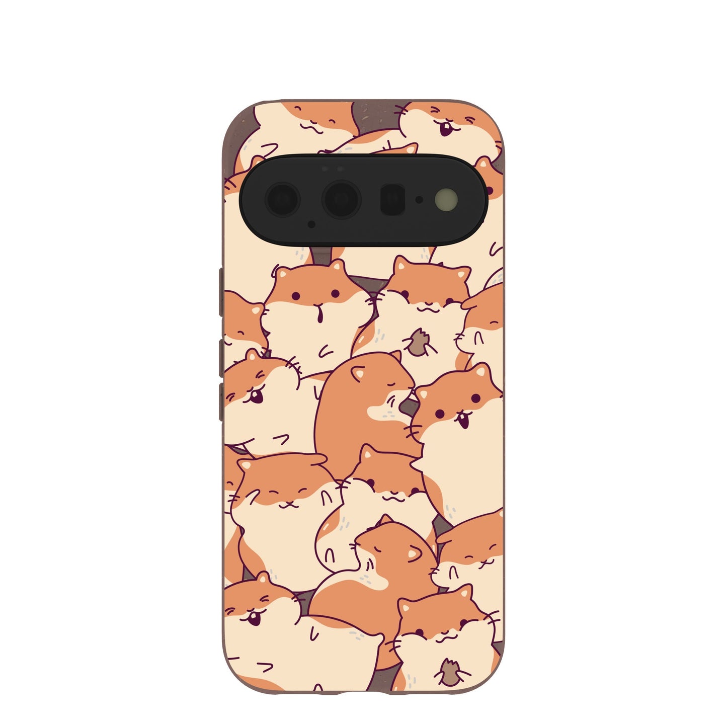 Chocolate Brown Happy Hamsters Google Pixel 11 Case