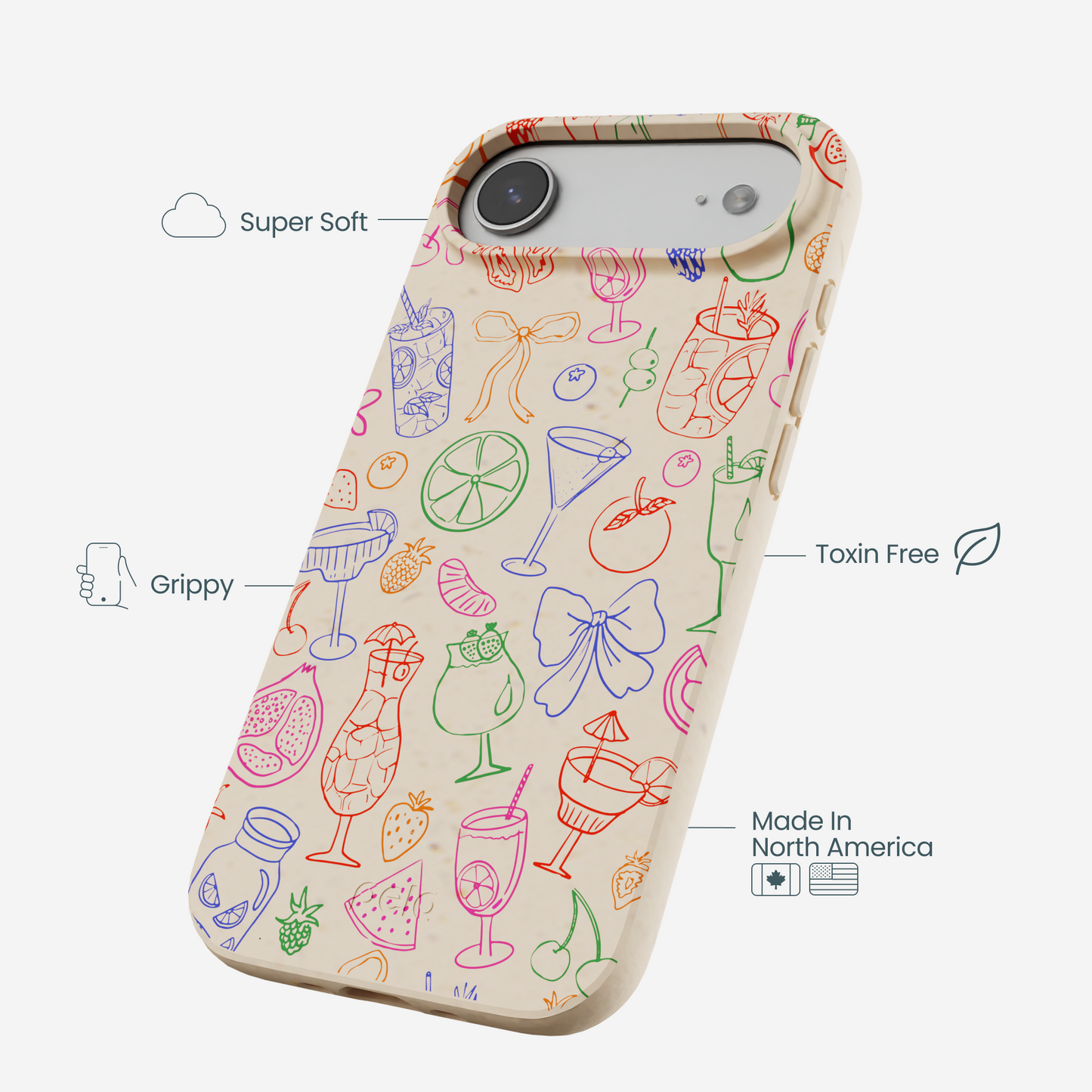 Seashell Happy Hour iPhone Air Case